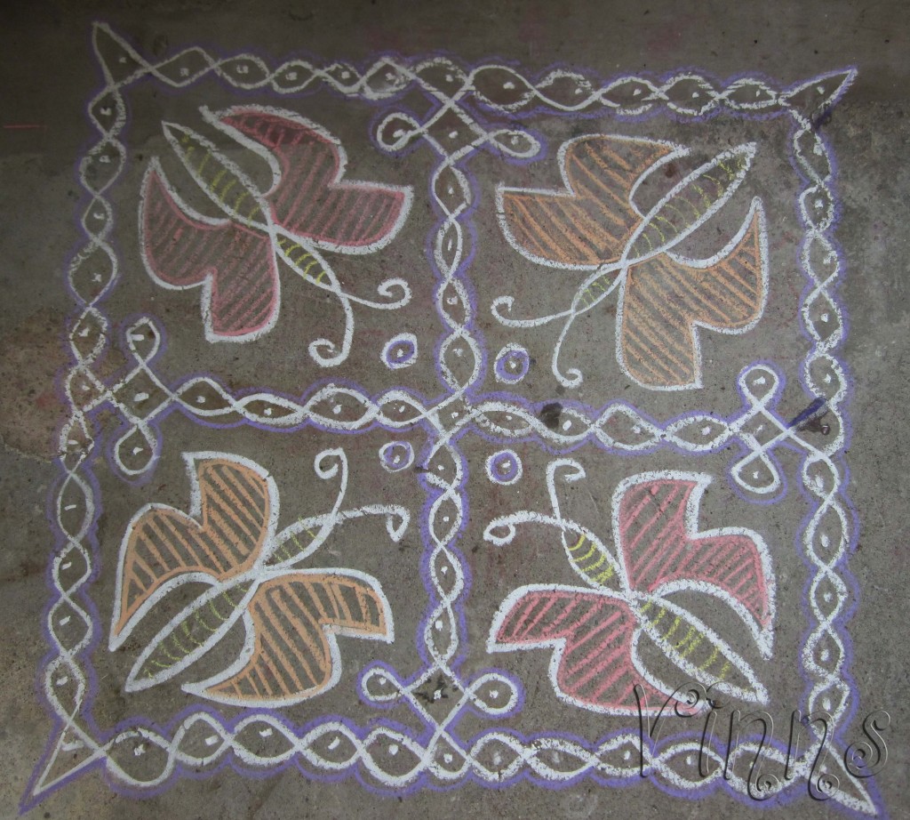 Butterflies in sikku 