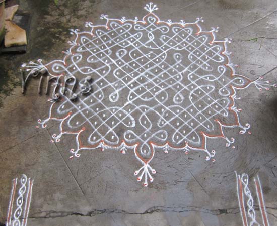13 Dots sikku kolam chikku