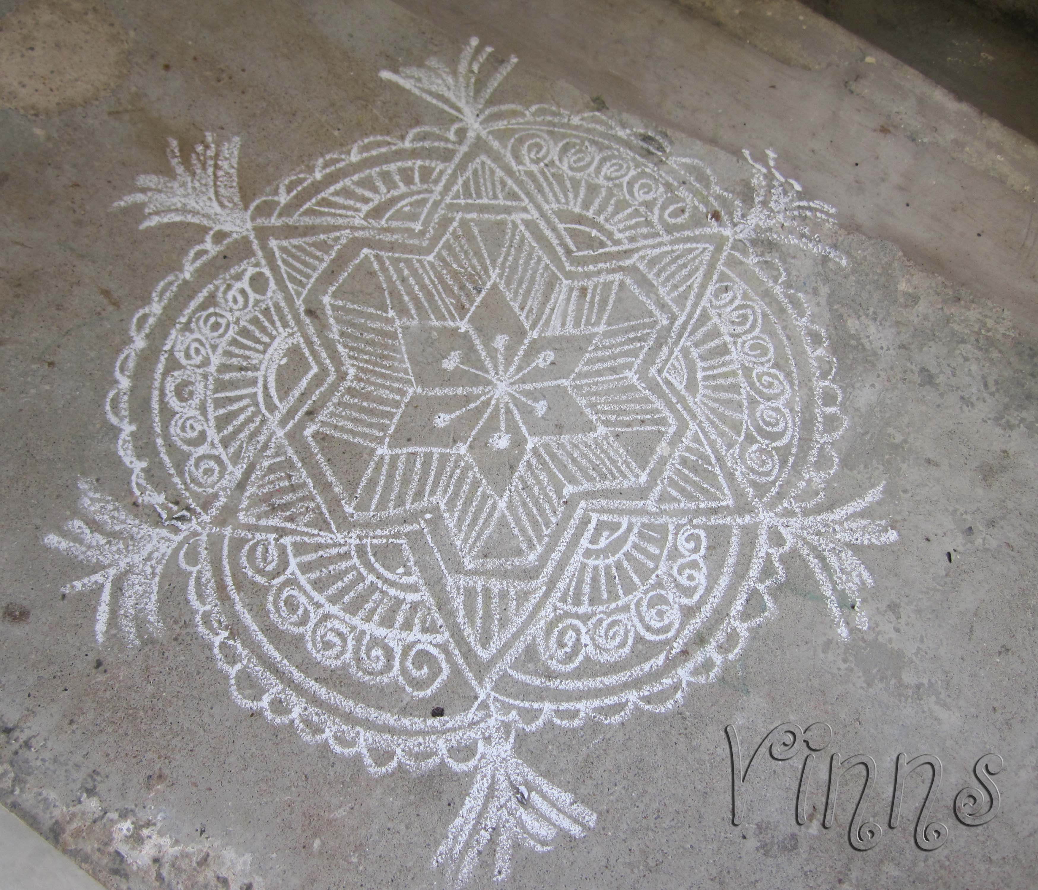 Rangoli, Freestyle kolam