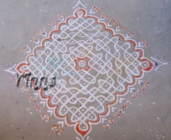 15 dots kolams
