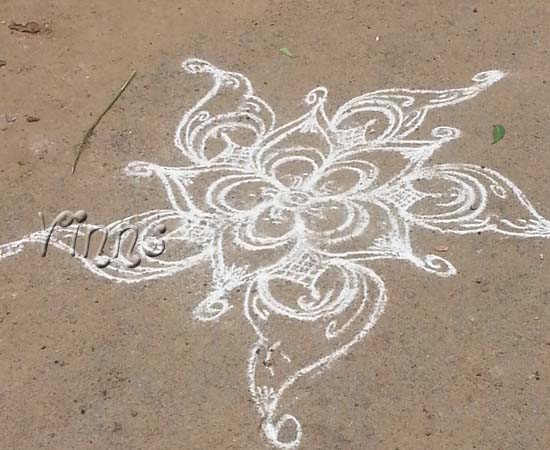 Small Kolam Freestyle kolam