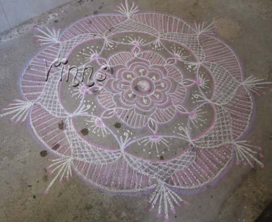 Rangoli flower design Rangoli Flower