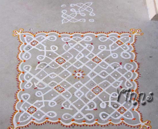 Tippudu Muggulu chikku kolam