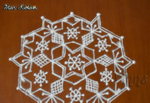 Diamonds and Stars flower kolam