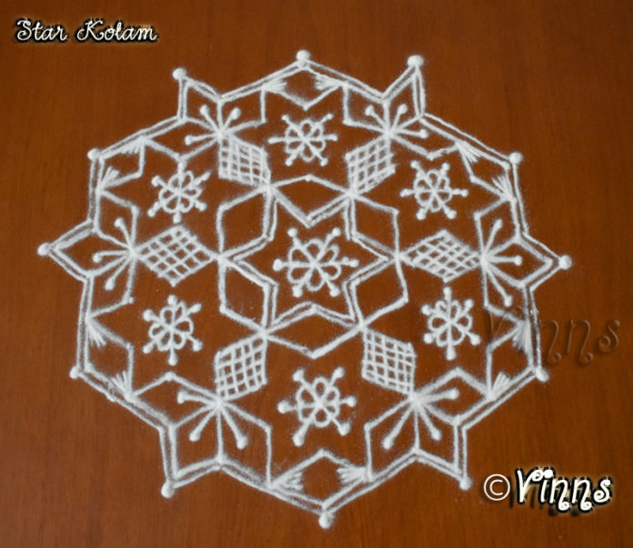 flower kolam