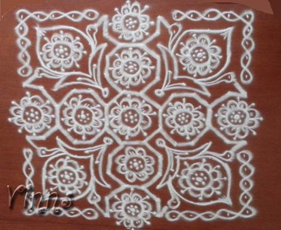 Chukkala Muggulu Rangavallika Rangavalli Rangoli