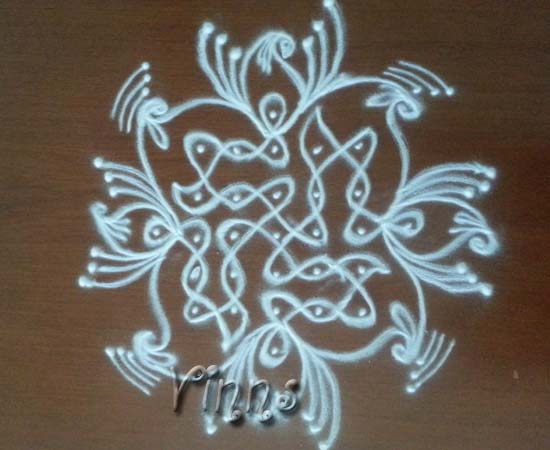 tippudu muggulu rangavallika Pulli chikku kolam