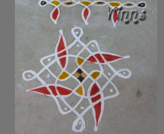 Muggulu, rangavalli, rangavallika, dot kolam, chikku