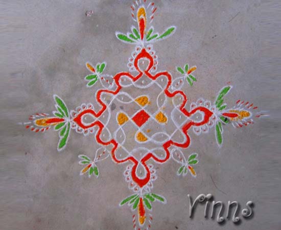 Chukkala Muggulu, Rangavalli, Small Kolam