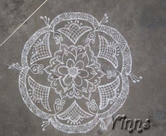 Muggulu, Rangavallika, Kolangal, Big kolam