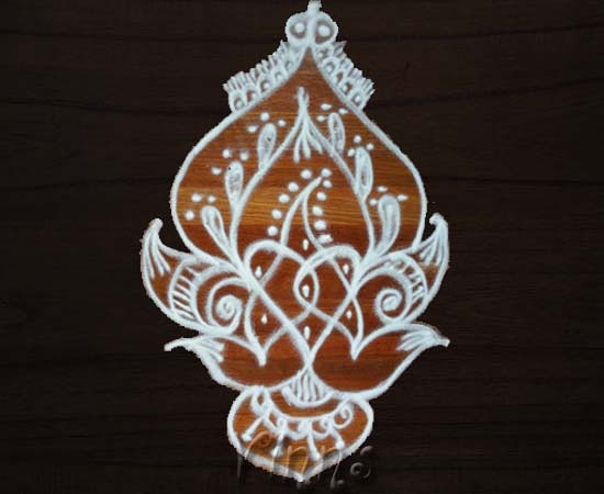 Small kolam, muggulu, rangavalli