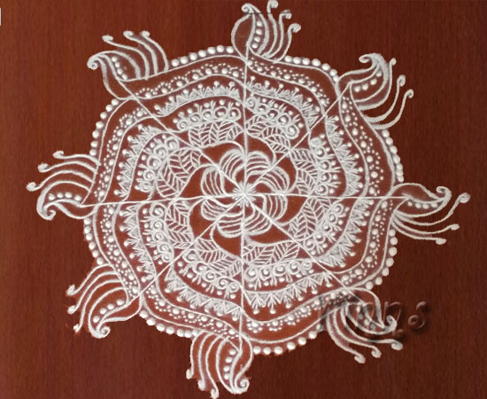 muggulu, rangavalli, dotless kolam