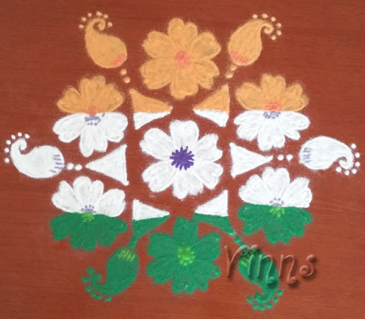 Muggulu, rangoli, pulli kolam