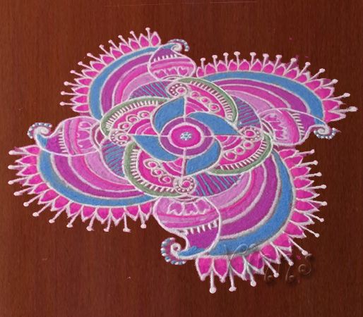 muggulu, mango design,rangavalli