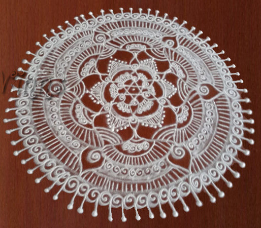 rangoli, rangavallika, small kolam