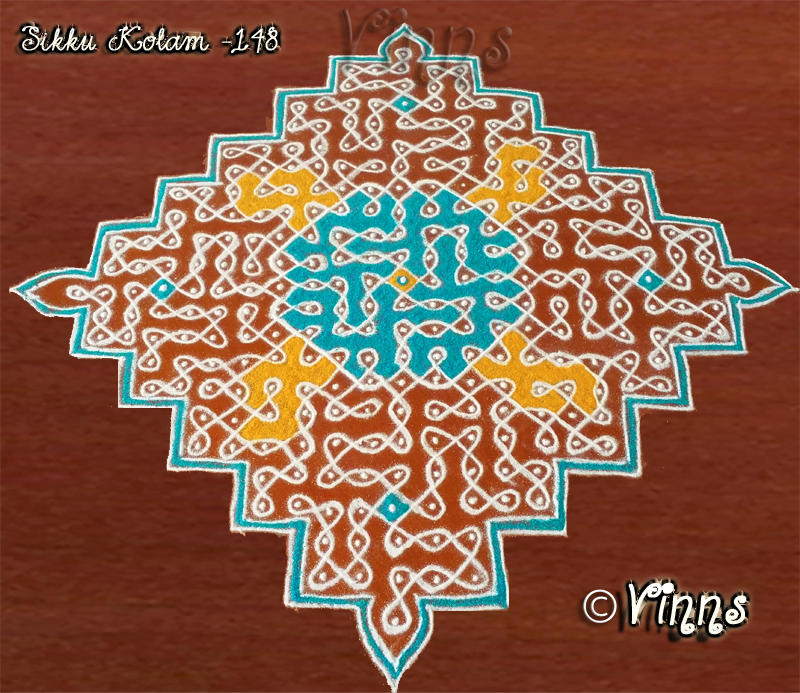 chikku kolam, pulli kolam, muggulu