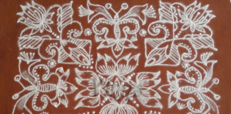 rangoli, muggulu, pulli kolam