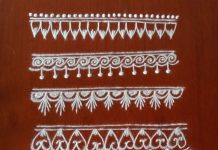 Border Kolams – Mandala Layer designs
