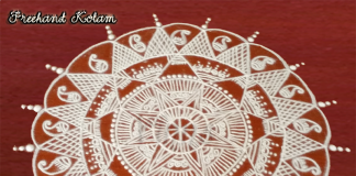 round rangoli, muggulu, rangavallika