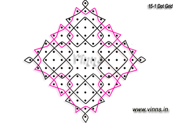 15_dots_sikku_kolam_muggulu