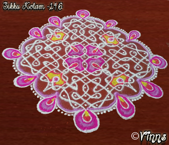 15_dots_sikku_muggulu_chikk muggulu, chikku, pulli kolam