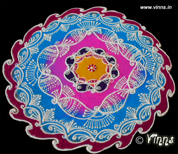 paisley_rangoli_kolam_muggu `mango design, peacock, muggulu,
