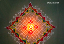 Sikku Kolam – 161 tippudu muggulu, chikku kolam, pulli kolam