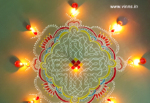 Karthigai Deepam – Sikku Kolam – 162 sikku kolam, pulli kolam