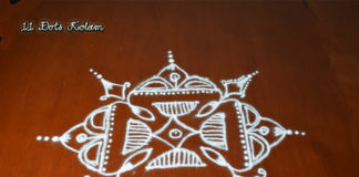 line kolam, pulli kolangal, simple kolam, dot kolam