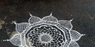 mugglu, kolam, dotless kolam, white kolam,