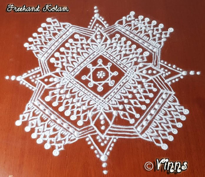 padikolam, freehand kolam