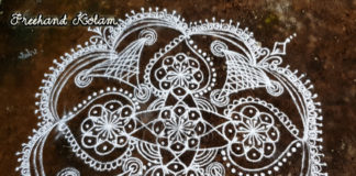 big kolam, white kolam, dotless kolam