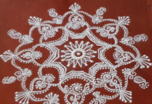 Simple Freehand Kolam || புள்ளியில்லாத வெள்ளை கோலம் || Muggulu muggulu, kolam, new designs