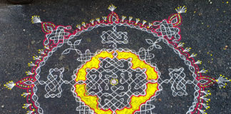 New design, new year kolam