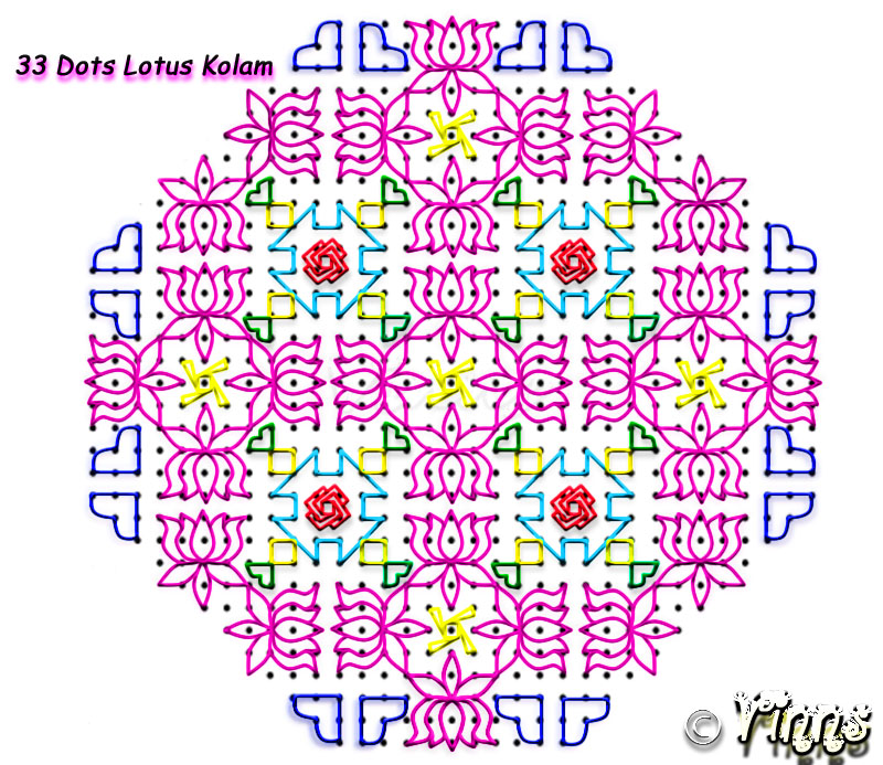margazhi kolam, big kolam