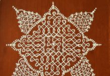 chikku kolam, pulli kolam, kambi kolam, neli kolam