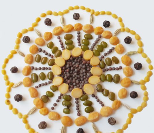 Kolam with Pulses – Anjarapetti Kolam
