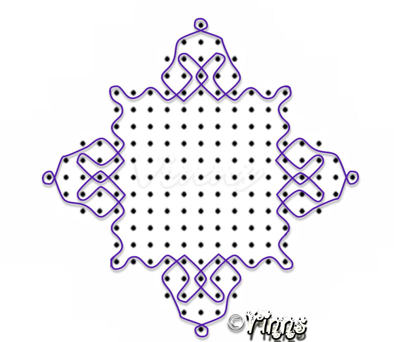 kambi kolam, neli kolam, pulli kolangal, chinna kolangal, new design