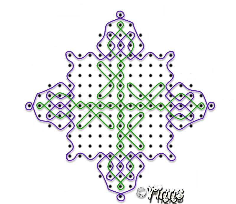 kambi kolam, neli kolam, pulli kolangal, chinna kolangal, new design