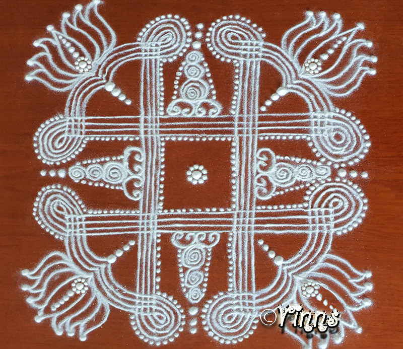 pillaiyar chathurthi, ganesha chathurthi, padikolam, manai kolam, kanya kolam, ezhai kolam, chathurthi kolam