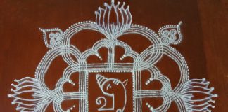pillaiyar chathurthi, ganesha chathurthi, padikolam, manai kolam, kanya kolam, ezhai kolam, chathurthi kolam