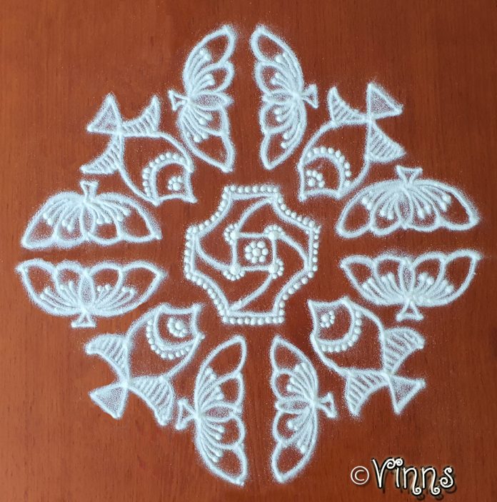 margazhi kolam, 19 dots, big kolam, daily kolam, sikku kolam, chikku kolam, kambi kolam, neli kolam