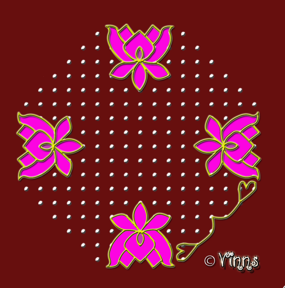 muggulu, margazhi kolam, big kolam, sikku kolam, chikku kolam, neli kolam, design kolam