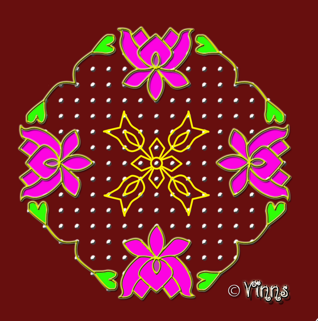 muggulu, margazhi kolam, big kolam, sikku kolam, chikku kolam, neli kolam, design kolam