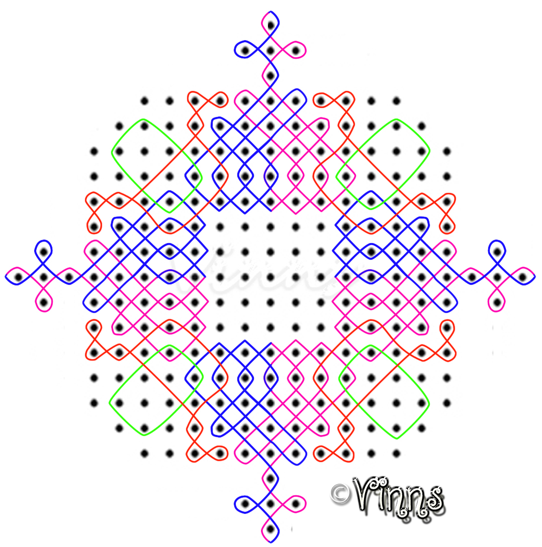 muggulu, margazhi kolam, big kolam, muggulu,rangoli,