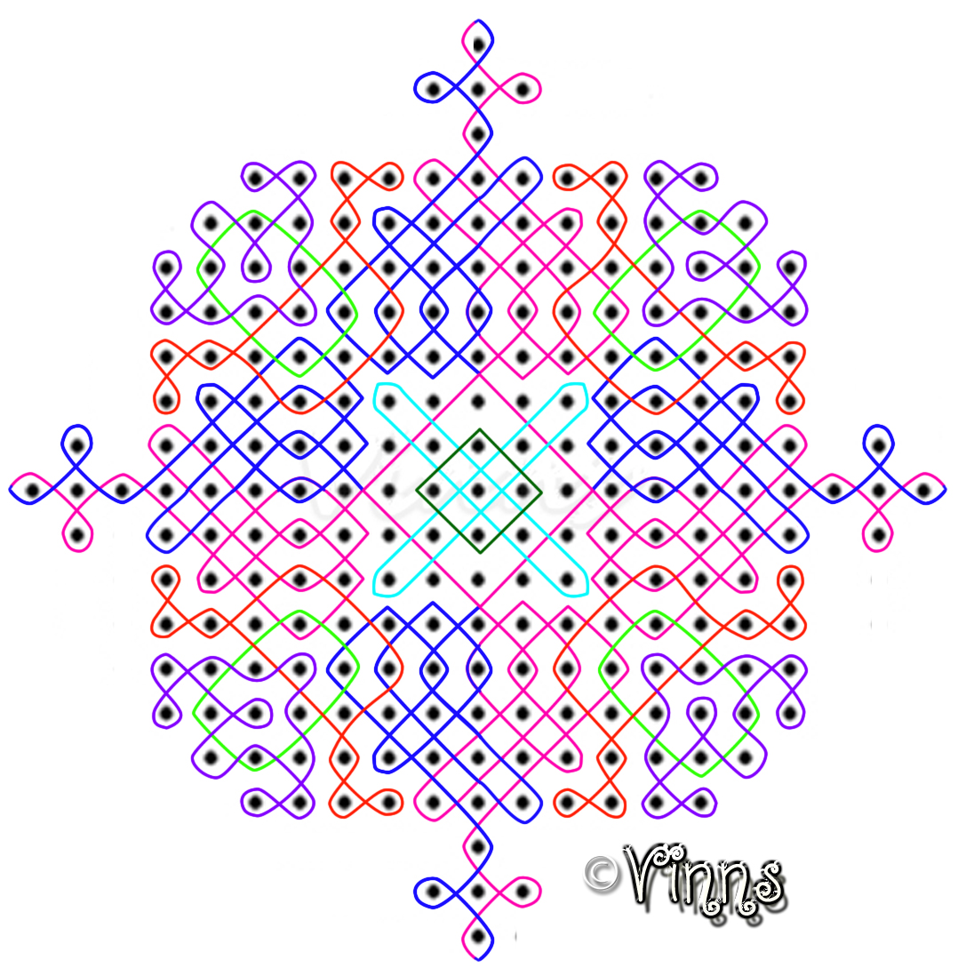 muggulu, margazhi kolam, big kolam, muggulu,rangoli,