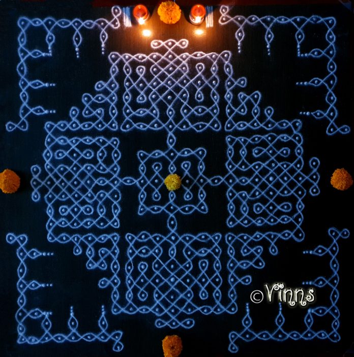 muggulu, margazhi kolam, big kolam, sikku kolam, chikku kolam, neli kolam, design kolam