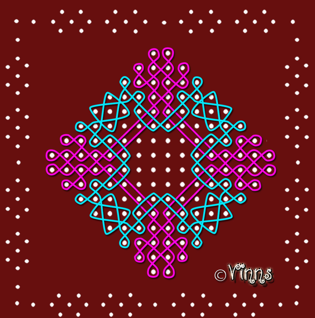 muggulu, margazhi kolam, big kolam, sikku kolam, chikku kolam, neli kolam, design kolam