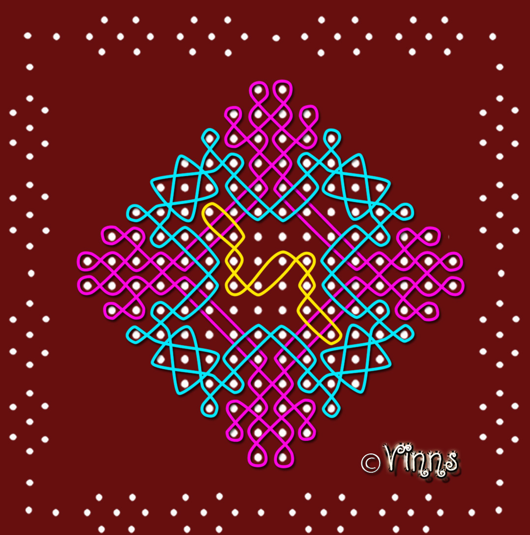muggulu, margazhi kolam, big kolam, sikku kolam, chikku kolam, neli kolam, design kolam