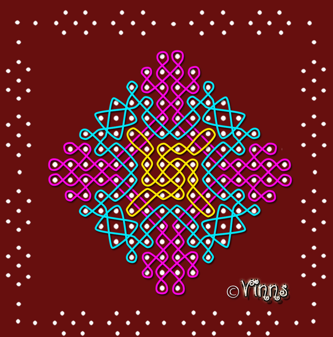 muggulu, margazhi kolam, big kolam, sikku kolam, chikku kolam, neli kolam, design kolam